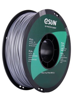Buy Esun Pla+ 1.75mm Silver 3D Printer Filament Crack Resistant Smooth Finish 1kg Spool in UAE