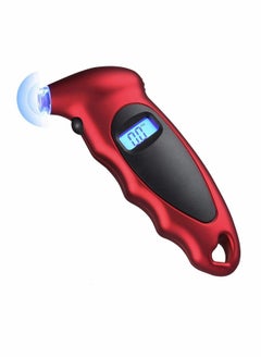 Buy Digital Tyre Pressure Gauge Accurate 150 PSI 4 Ranges with Backlight LCD Display and Non Slip Grip Tyre Pressure Checker for Cars Bikes Motorcycles (Not compatible with Presta valves) in Saudi Arabia