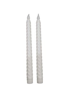 Buy 2 LED candles, 25 cm * 2.2 cm, code 8888 in Egypt