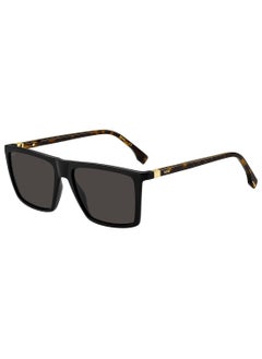 Buy Men's UV Protection Rectangular Sunglasses - Boss 1490/S Black Millimeter - Lens Size: 56 Mm in Saudi Arabia