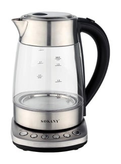 Buy SK-09003 Electric Kettle , 1.7 Liters, 2200 Watts With Temperature Control Function in Egypt