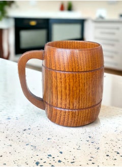 Buy Handcrafted from wood, this sturdy mug holds 500 ml and is ideal for enjoying your coffee or tea in UAE