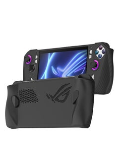 اشتري Case Compatible with ASUS ROG Ally Z1 Extreme - FlexiSkin, Silicone Cover Soft Low Profile 360 Protection for ASUS ROG Ally Z1 Extreme, ASUS ROG Ally Z1 Extreme, Ally Z1 - Jet Black في الامارات