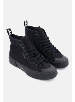 اشتري Women Lace Up High Cut Casual Shoes, Black في الامارات