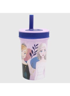 Buy Stor Frozen Leakproof Silicone Straw Tumbler 465 ML in Egypt