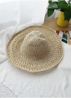 Buy Woven Straw Floppy Hat in UAE