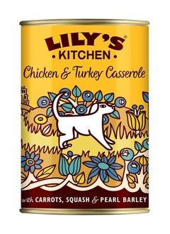 Buy Chicken and Turkey Casserole Dog Food 400g in UAE