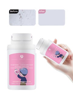 Buy Small Roller Colorful Mini Paint,Portable Wall Repair Paint Wall Mending Agent Wall Spackle with Roll Brush Wall Surface Hole Fill Quick and Easy Solution White Wall in UAE