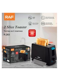 Buy RAF 2-slice toaster 6 toast settings, toast sandwiches toast mini toaster heating function in UAE