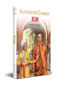 Buy Kim Illustrated Abridged Children Classics English Novel With Review Questions Hardback in UAE