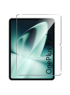 اشتري Tempered Glass for OnePlus Pad Screen Protectors No Bubbles 9H Hardness Scratch Resistant Protector Film Tempered Glass Film For OnePlus Pad 11.61" -Transparent (1) في الامارات