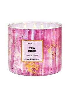 Buy Tea Rose 3-Wick Candle in Saudi Arabia
