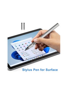 اشتري Stylus Pen, Fit for Microsoft Surface Pro 9/8/X/7/6/5/4, Surface Go, Surface Book, Surface Laptop, Surface Studio, Magnetic Adsorption, Palm Rejection, 4096 Pressure Pencil for HP, ASUS(with 2 Nibs) في السعودية