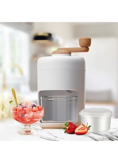 Buy Hand Made Shaved Ice Machine, Snow Cone Machine - Portable Ice Crusher Advanced Manual Ice Shaving Machine, Household Kitchen Utensils, And A Freezing Mold For Making Smoothies in UAE