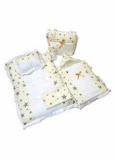 Buy 6-Piece Set of Bed Sheet Baby House Diaper Bag Nursing Home in Saudi Arabia