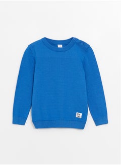 Buy Crew Neck Long Sleeved Baby Boy Sweater in Egypt