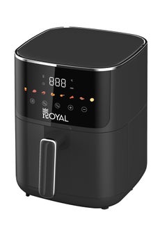 Buy ROYAL Electrical Control Air Fryer RA-AFD4719 | With 1400W Power, Visible Windows (Black) in Saudi Arabia