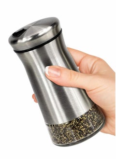 Buy Seasoning Bottle Stainless Steel Glass Pepper, Salt and Sugar, Kitchen Container, Gorgeous Pepper Shaker With Adjustable Pour Holes - Perfect Dispenser for Our Salts in UAE