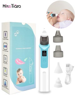 اشتري Baby Nasal Aspirator Rechargeable Baby Nose Cleaner Silicone Adjustable Suction Child Nasal Aspirator Health Safety Convenient Low Noise Nose في السعودية