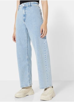 Buy Sylvie High Waist Wide Leg Jeans in UAE