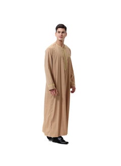 Buy Arabic Islamic Thobe for Men with Long Sleeves in Saudi Arabia