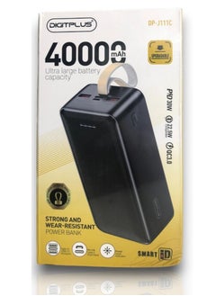 Buy 40,000 mAh Ultra-Large Battery Capacity,Strong Power Bank,Type-C+ USB1/2 Outputs, Micro & Type-C Dual Inputs,Super Fast Charging, Overcharge/ShortCircuit Protection. in UAE