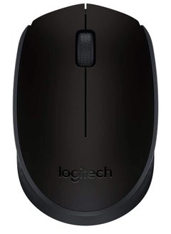 Buy Wireless Mouse Logitech M171 for PC, Mac, Laptop, 2.4 GHz with USB Mini Receiver, Optical Tracking, 12-Months Battery Life, Ambidextrous - black in Egypt