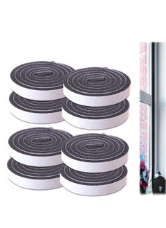 Buy Seal Tape, Strong Adhesive Soundproof Shockproof Gap Sealing Foam Rubber Weather Stripping Strip Tape for Home Window Door Draught Excluder Air Conditioner (8 Rolls of 1M Long Each) in Saudi Arabia