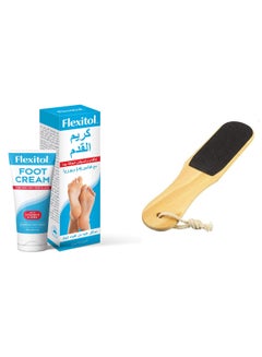 Buy Foot Cream for Feet and Legs 85G With Double Sided Foot Buffer in UAE