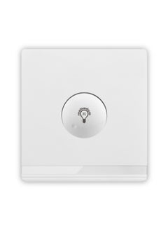 اشتري V5-Series Intelligent Dimmer Light Switch, Single Round Push Button 3x3" White/Ivory Finish في الامارات