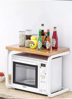 اشتري Microwave Oven Rack Floor Standing Spice Storage Artifact 53 x 32 x 32 cm في الامارات