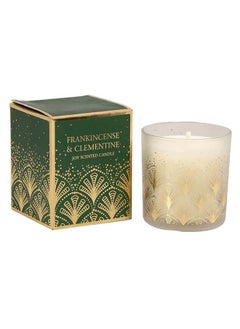 Buy Joy Frankincense and Clementine Jar Candle, Green - 220 gm in UAE