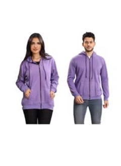 Buy Sweatshirt zipper & Hoodies For unisex - Purple in Egypt