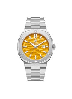 Buy BEVERLY HILLS POLO CLUB Men's Analog Yellow Dial Watch - BP3655X.301 in UAE