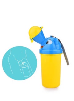 Buy Potty, Portable Baby Child Kids Travel Hygienic Leak Proof Urinal Emergency Toilet for Camping, Car Travel, Outside, Park and Kid Toddler Potty Pee Training, Cute Duck Design Boy, 500ML in UAE
