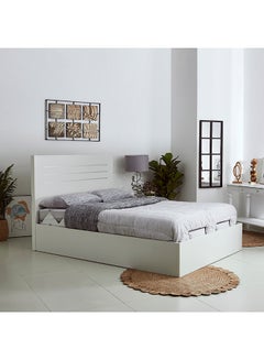 اشتري Patara Queen Bed with Hydraulic Storage 215 x 120 x 158 cm في السعودية