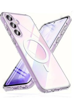 Buy Samsung Galaxy A35 5G Clear Case with MagSafe – Slim, Anti-Yellowing Cover with Camera Lens Protection, Magnetic Holder Compatible in Saudi Arabia