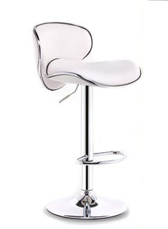 اشتري Fashionable Home Bar Stool Front Desk Chair European Bar Stool Reception High Stool Lift Chair(Color : White) في الامارات