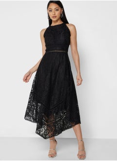 Buy Asymmetrcial Lace Dress in UAE