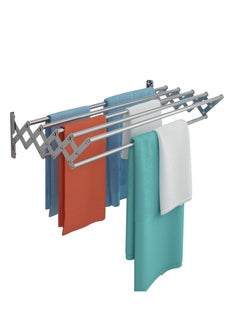 Buy Folding Metal Laundry Rack 102x60 cm in Saudi Arabia