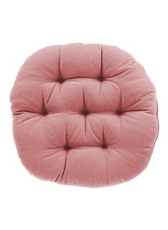 Buy Square Soft Velvet Decorative Cushion with Solid Design and Attractive Colors - Light Pink in Saudi Arabia