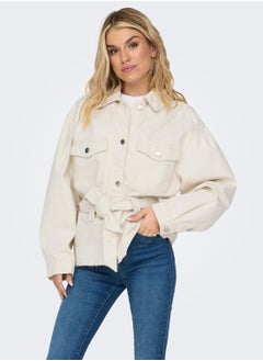 Buy Belted Pocket Jacket in Saudi Arabia