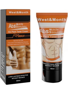 Buy Men's Abs Muscle Stimulation Cream, Remove fat burner fat reduction cream, Build ABS Muscle Men's ABS Cream in UAE