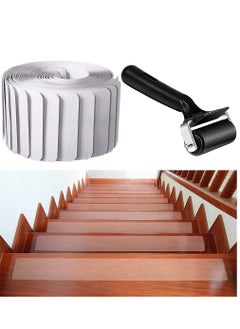 اشتري 15 Pieces Non Slip Stair Treads Tape Anti Slip Stair Treads Indoor Waterproof Staircase Step Treads Strips Anti Slip Tape في السعودية