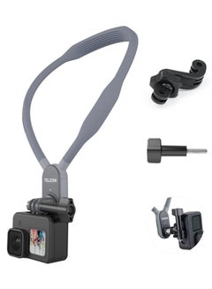 Buy Magnetic Neck Mount for Phones, POV Selfie Hand Free Chest Shoulder Support Video Vlog Body Strap Attachment Accessories for GoPro Max Go Pro Hero 11 10 9 8 7 Insta360 One RS X2 X3 DJI Action 2 3 in Saudi Arabia