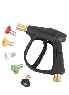 Buy 5 colors 3000 PSI High Pressure Washer Gun with Quick Connect Nozzles and M22 Hose Connector - Powerful Cleaning Tool for Cars, Patios, and More in UAE