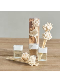 Buy Miley 3-Piece Vanilla Reed Diffuser Gift Set 14 x 17 x 6 cm in Saudi Arabia