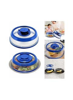Buy 19 x 7.5 Cm Convenient And Versatile Vacuum Container, Cover Storage Microwave Food Seal, Cover Wrap Plastic Vacuum Food Sealer, Cover Kitchen Instant Food Sealer Fresh Cover Refrigerator Dish Cover in Egypt