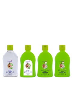 اشتري Elegant 500ml Aloe Vera Baby Care Oil + Lotion + Shampoo + Shower Gel في الامارات