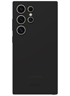 Buy Samsung Galaxy S24 Ultra Case Slim Thin Air Skin Full Coverage Protective Case Sturdy Durable Thin Case Drop Protection Case Cover Transparent Black in UAE